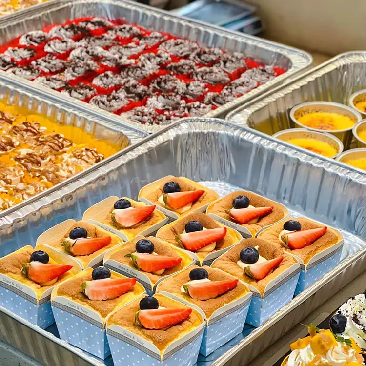 Suuren kapasiteetin ulottuva leivinlokero hopea-alumiinifolioastiat