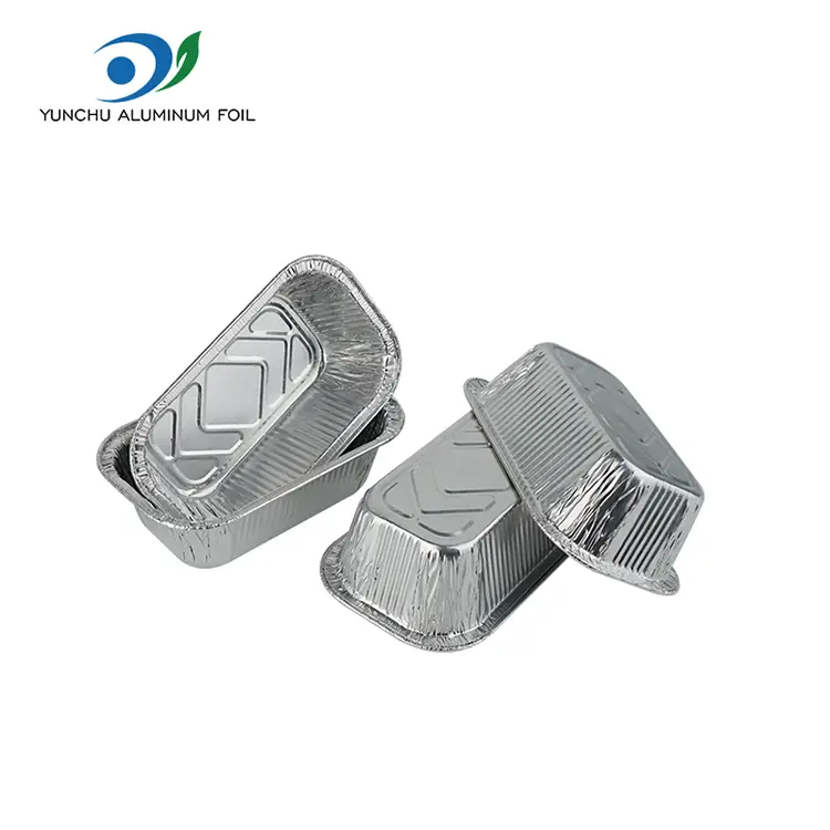 Neliömäinen ilmakierroshopea -alumiinifolioastia Neliömäinen ilmakierroshopea -alumiinifolioastia