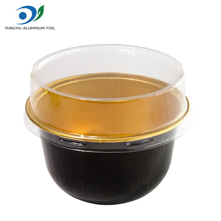 Mitä ovat pyöreät paistavat sileäseinäiset alumiinifolioastiat?