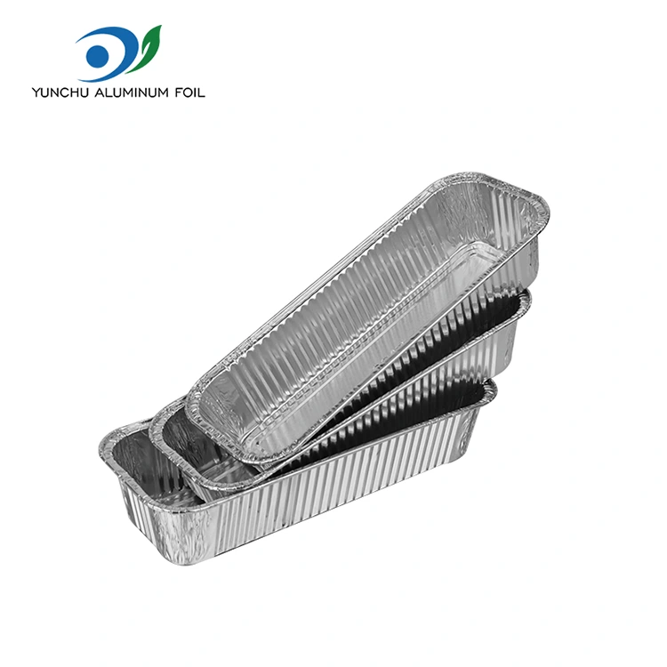 Suorakaiteen muotoiset patonit hopea -alumiinifolioastiat