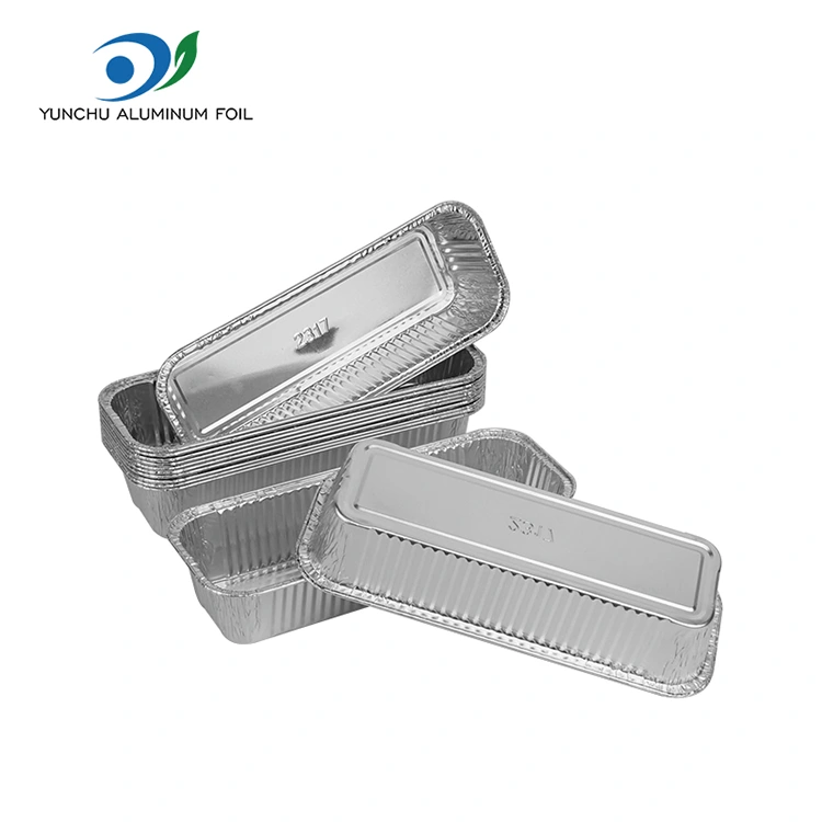 Suorakaiteen muotoiset patonit hopea -alumiinifolioastiat