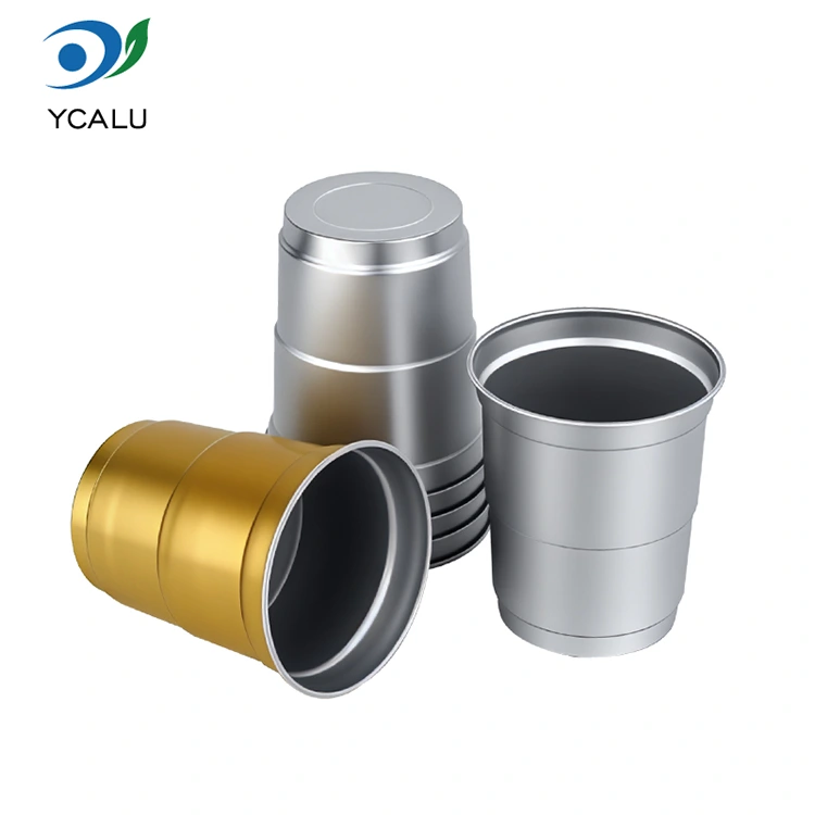 9 unssia kertakäyttöinen alumiininen kylmäjuoma, alumiininen juomakuppi