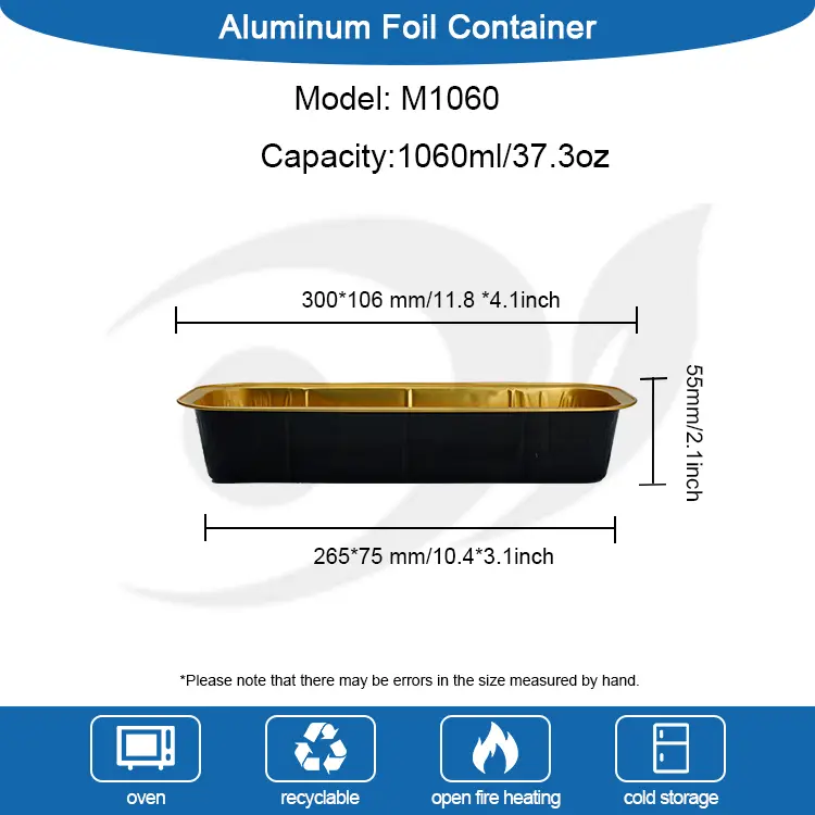 Suorakaiteen muotoinen uunileipä Smouthin alumiinifolioastia