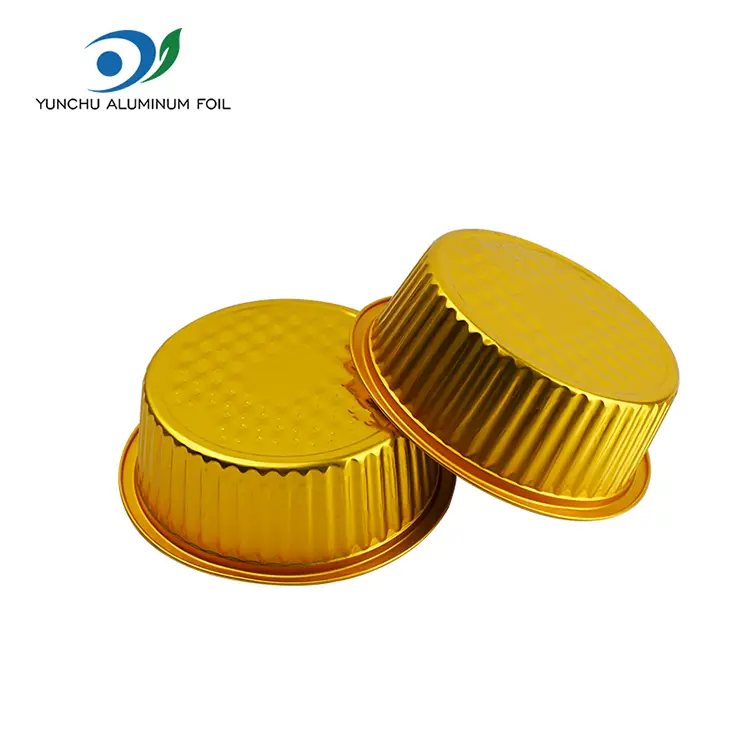 Kertakäyttöiset leivinlokerot alumiinifolioastiat pyöreät