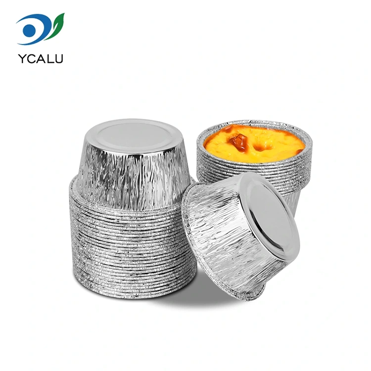 Kertakäyttöinen pyöreä kakkupelti hopeaalumiinifolioastiat