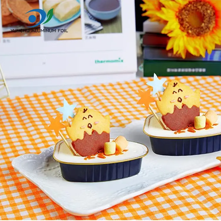 Kertakäyttöiset erityismuotoiset värit Smoothwall-alumiinifolioastiat