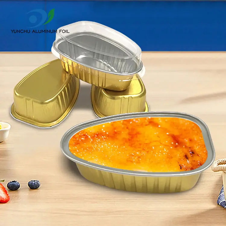 Kertakäyttöiset erityismuotoiset värit Smoothwall-alumiinifolioastiat