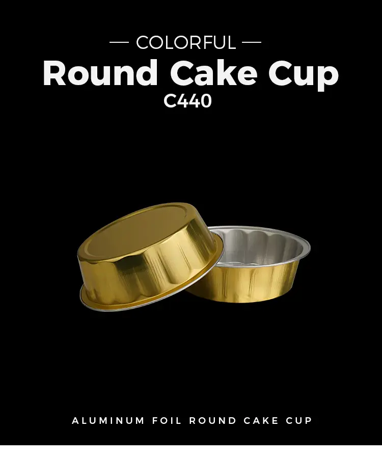 Round color is resistant baking Smoothwall Aluminum Foil Containers