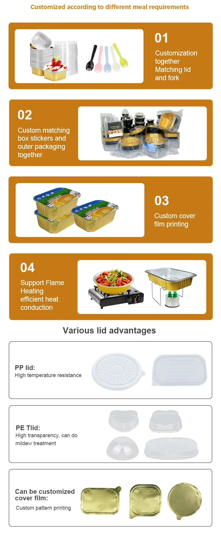 Oval light-Walled Aluminium Foil Containers