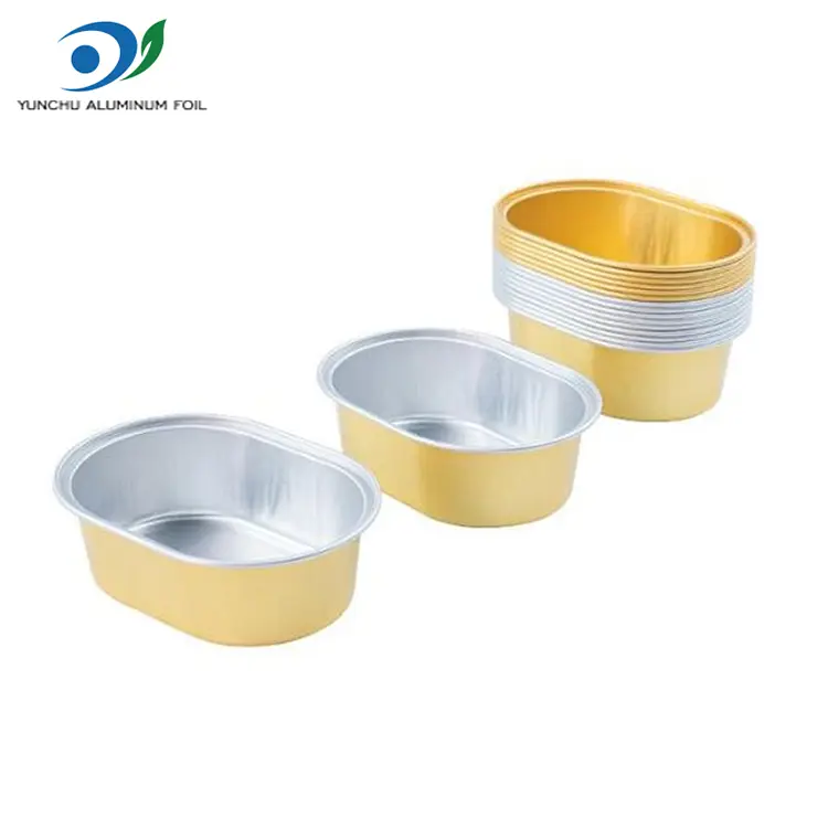 Soikeat vaaleaseinäiset alumiinifoliosäiliöt