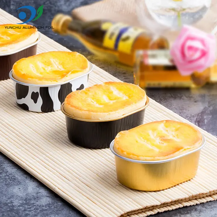 Soikeat vaaleaseinäiset alumiinifoliosäiliöt