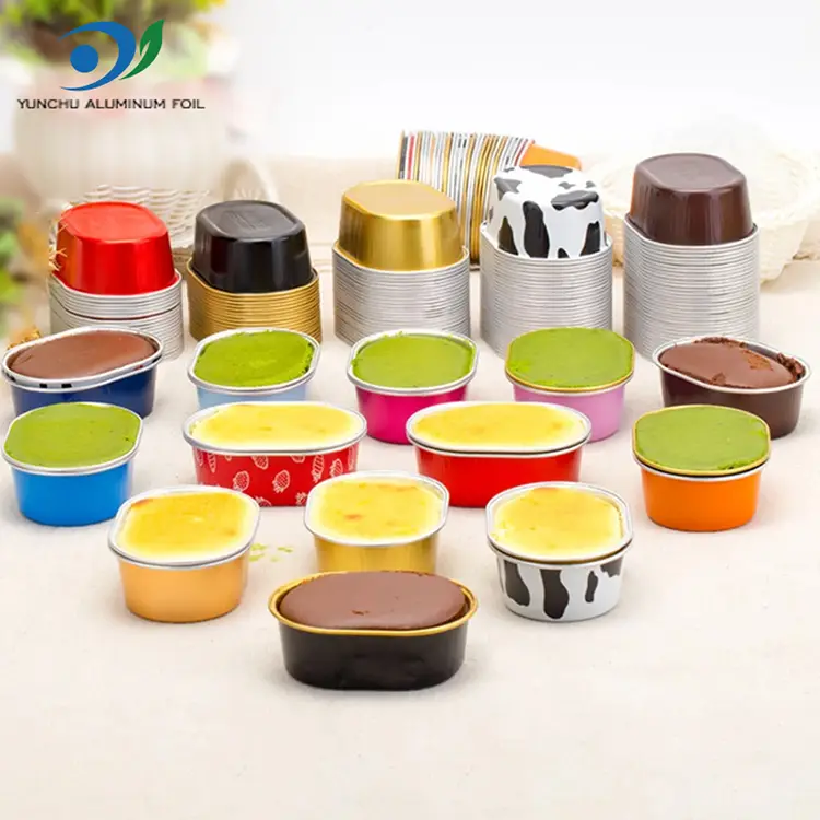 Soikeat vaaleaseinäiset alumiinifoliosäiliöt