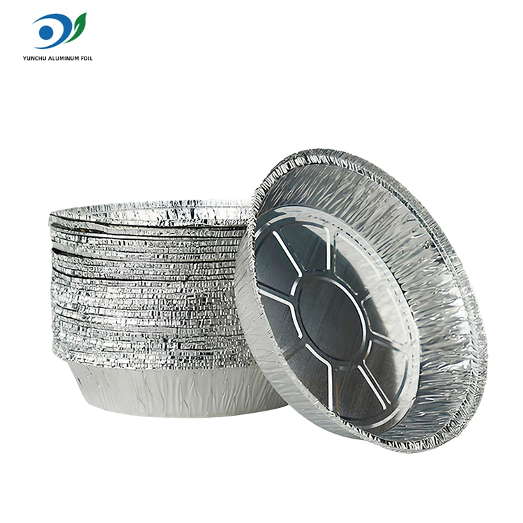 Pyöreä ilmakeittiö kuuma potin hopea alumiinifolioruokapistorasia