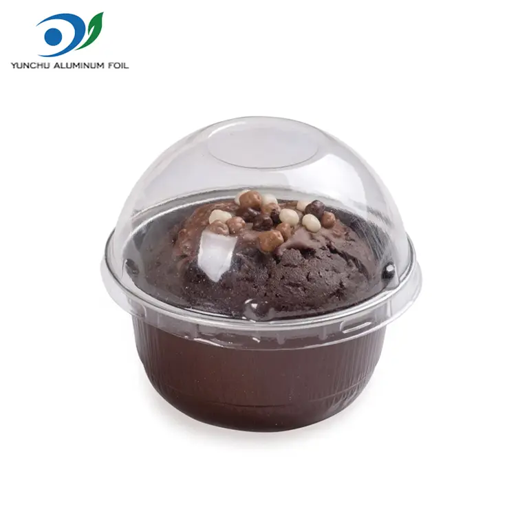 Kultainen alumiinifolio jälkiruokakuppi – 150 ml Dome Shape