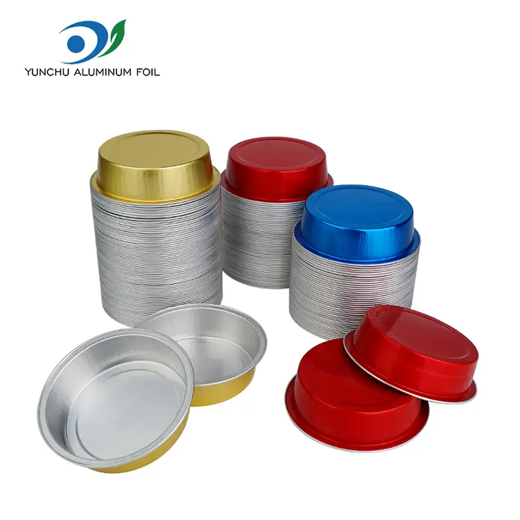 Pyöreä kakun leipominen Smoothwall -alumiinifolioastiat