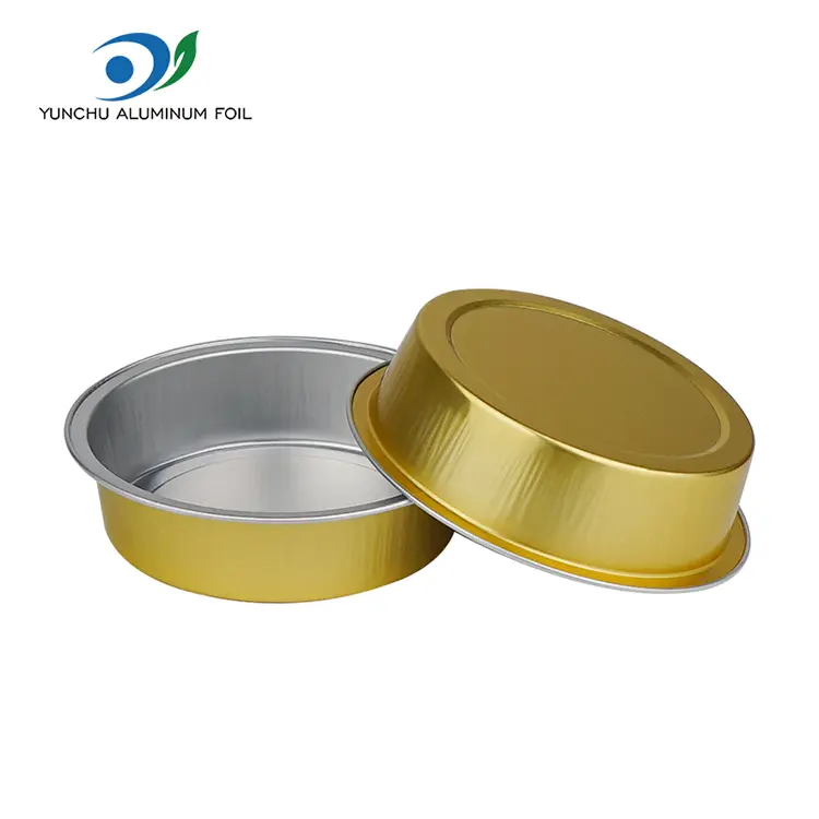 Pyöreä kakun leipominen Smoothwall -alumiinifolioastiat
