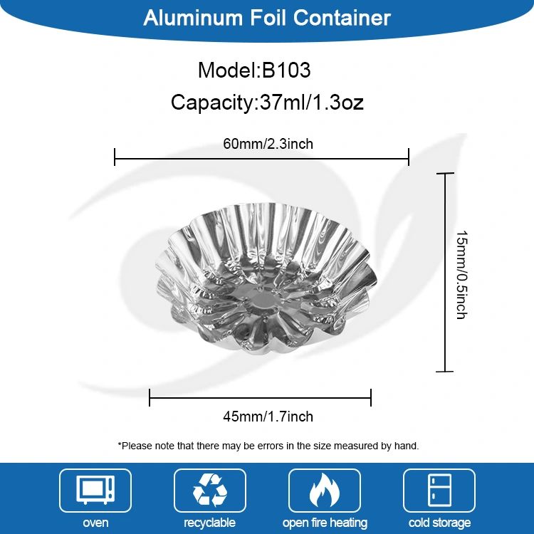 Pyöreä muna -hapokas lelu leivonta hopea alumiinifolioruokapistorasia